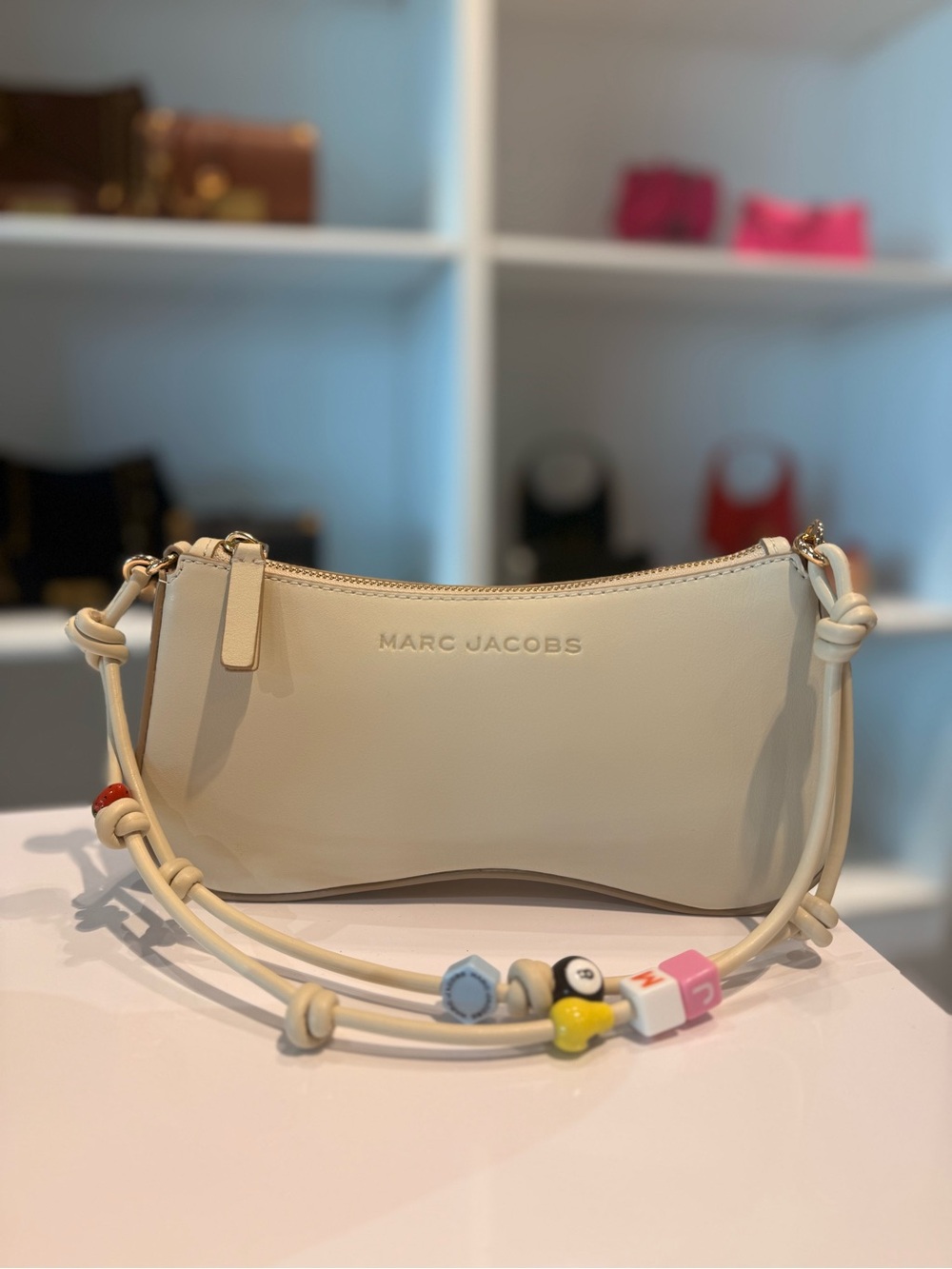 NWT Marc Jacobs lucky charm collection shoulder bag- marshmallow